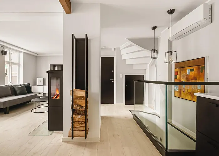 דירה Bryggen Hideaway I Lux Feeling & Private Patio ברגן