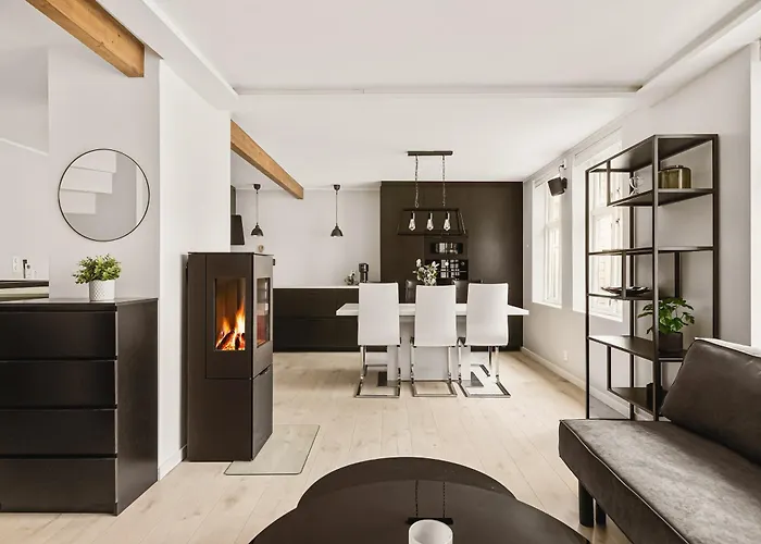 דירה Bryggen Hideaway I Lux Feeling & Private Patio