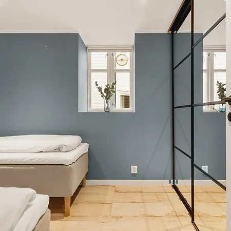 شقة Bryggen Hideaway I Lux Feeling & Private Patio