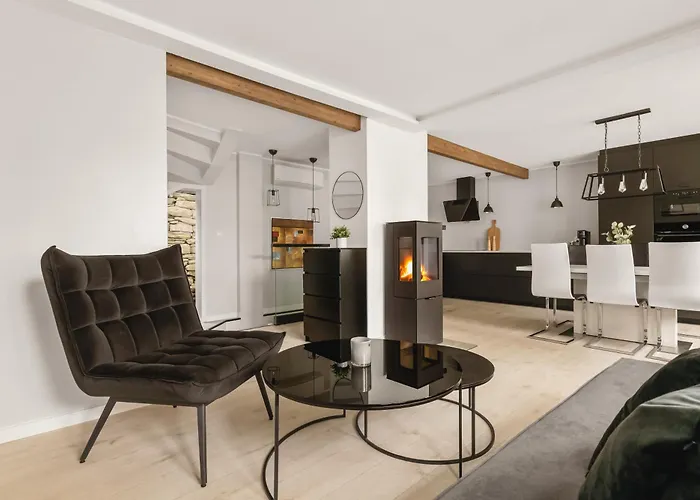 아파트 Bryggen Hideaway I Lux Feeling & Private Patio *