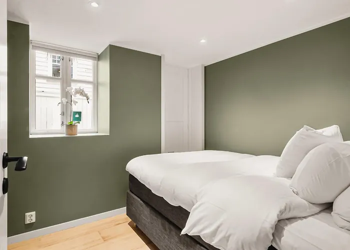 아파트 Bryggen Hideaway I Lux Feeling & Private Patio 베르겐
